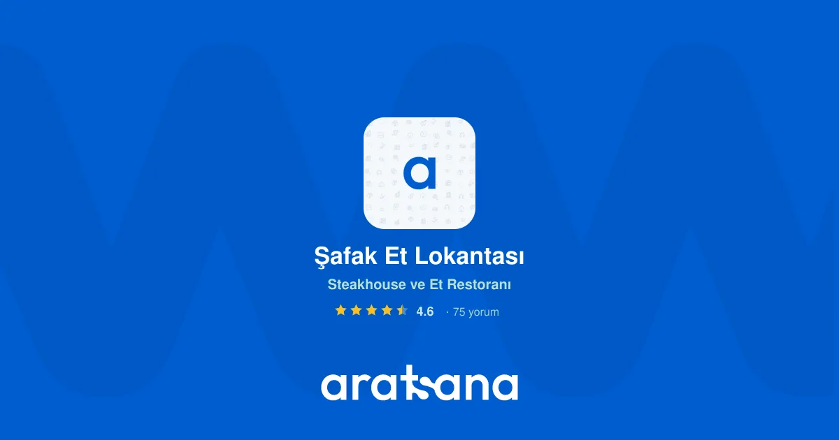 Şafak Et Lokantası, Fatih