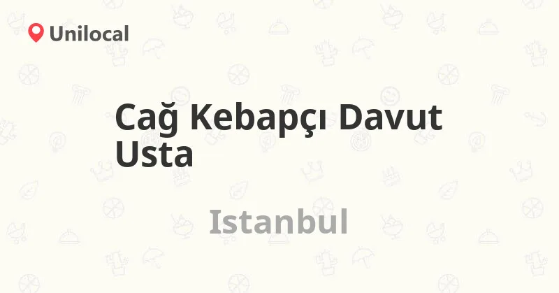Çağ kebapçi davut usta, Sultanbeyli