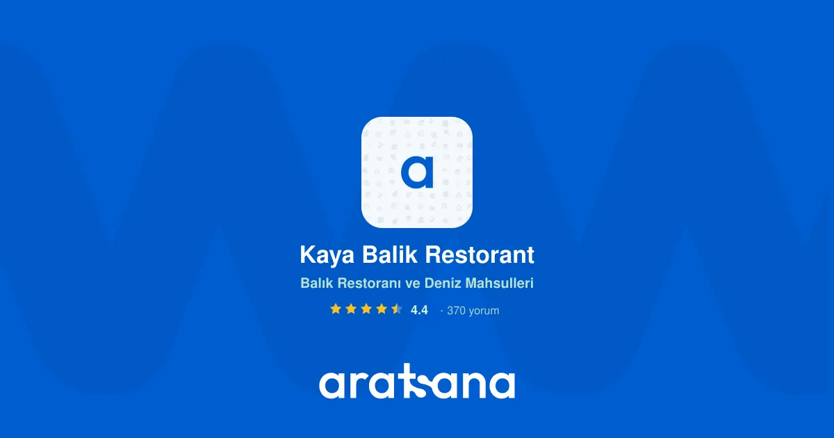Kaya Balık, Büyükçekmece, İstanbul — Restoran