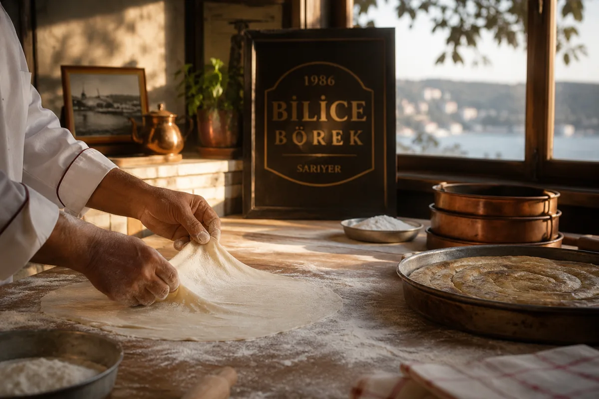 Tarihi Bilice Börekçisi, Sarıyer, İstanbul — Kafe ve Pastane