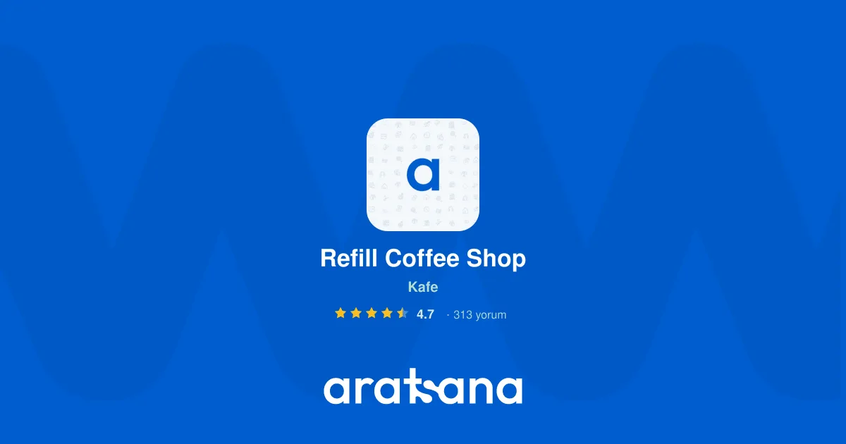 Refill Coffee Shop, Bahçelievler, İstanbul — Kafe ve Pastane