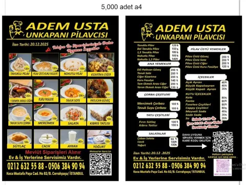 Meşhur Unkapanı Pilavcısı, Fatih