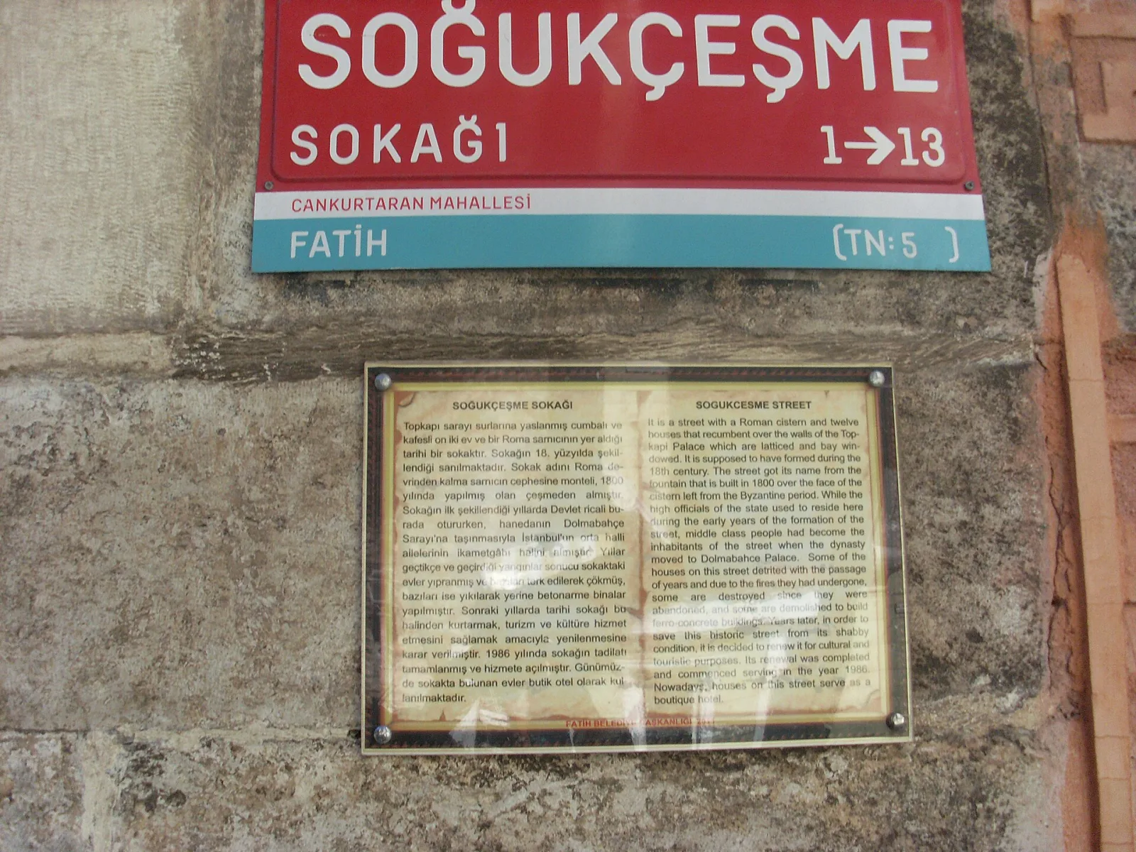 Soğukçeşme Sokağı, Beyoğlu