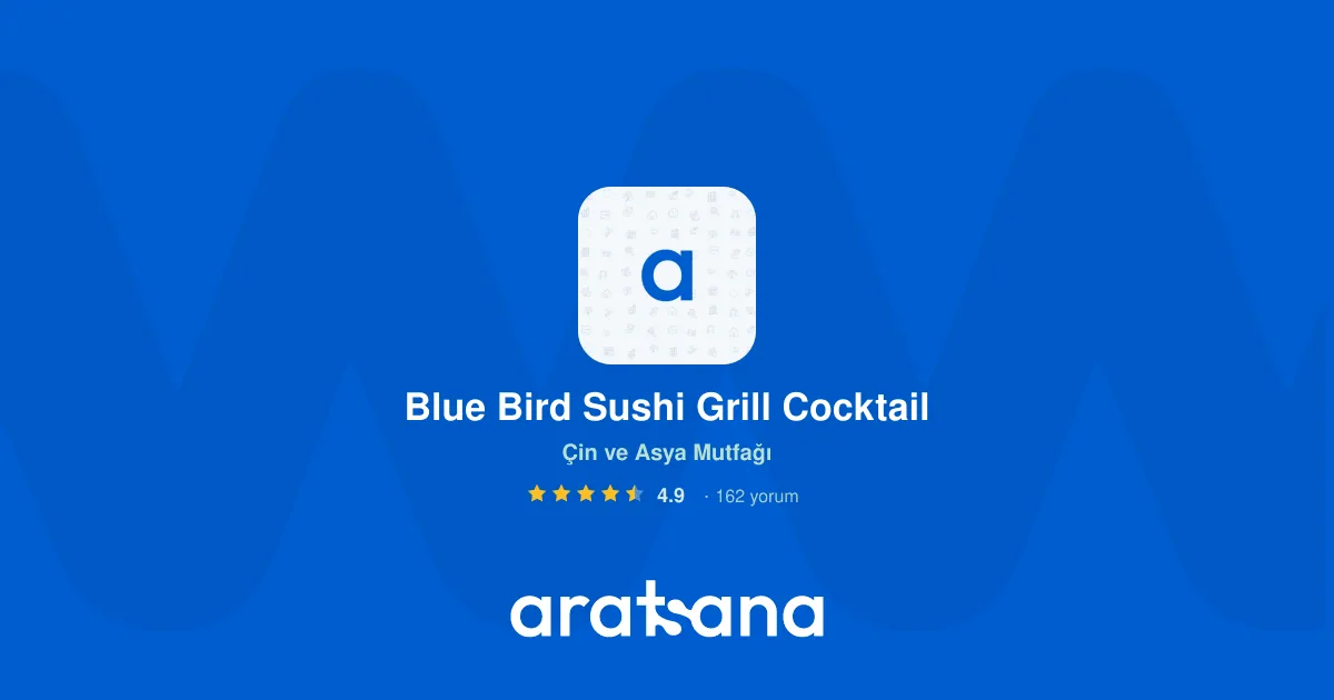 Blue Bird Sushi Grill Cocktail, Üsküdar