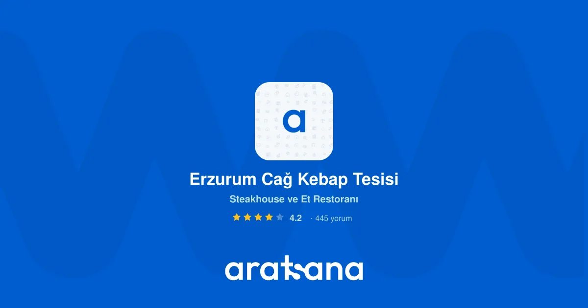 Erzurum Cağ Kebap Tesisi, Arnavutköy, İstanbul — Restoran