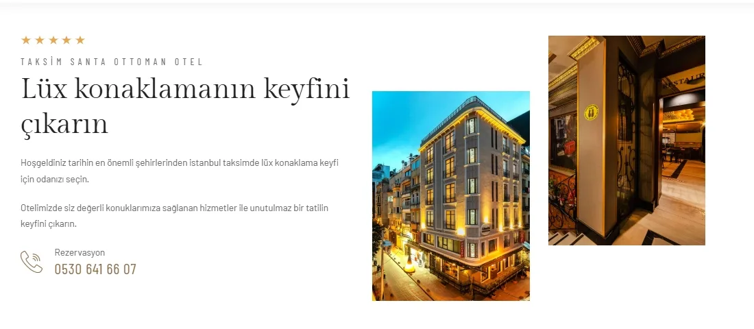 Santa Ottoman Hotel, Beyoğlu