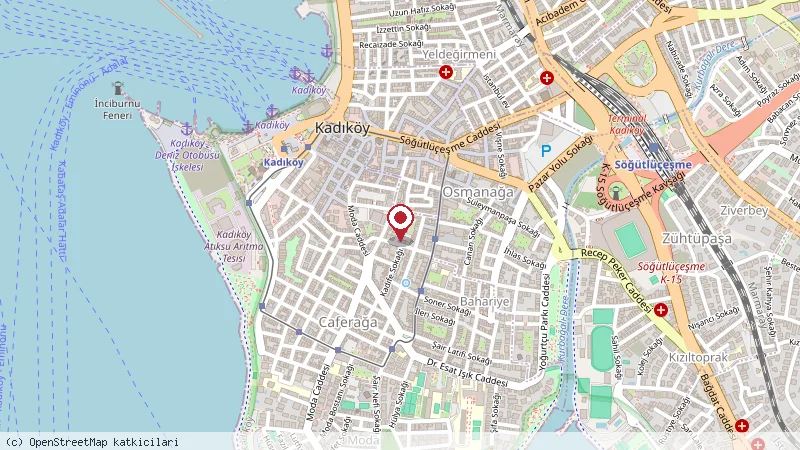 11 Kadikoy konumunu gösteren harita
