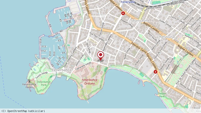 Acar Cafe konumunu gösteren harita