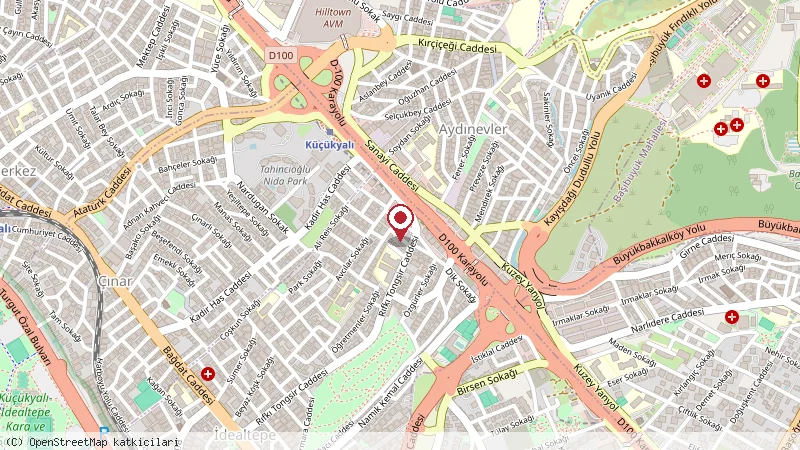 Anka Business Park konumunu gösteren harita