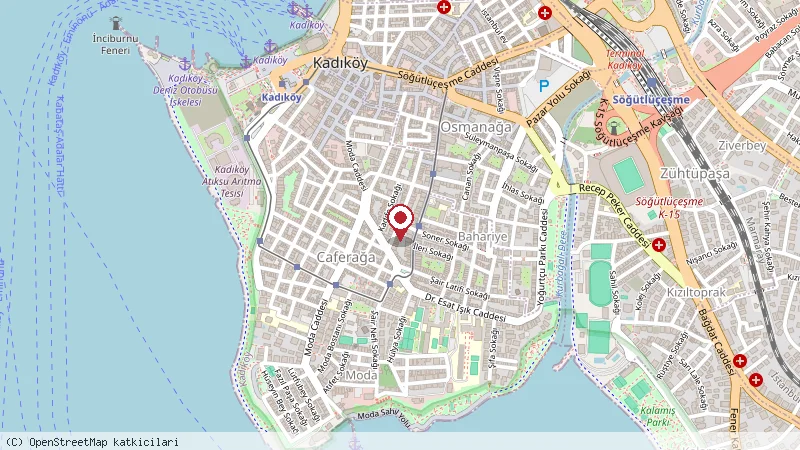 Ayvalik Ekspress konumunu gösteren harita