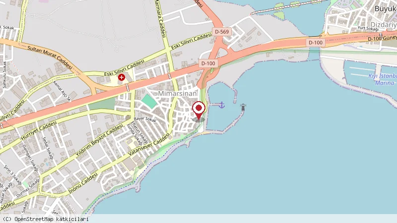 Balık Osman Restaurant konumunu gösteren harita