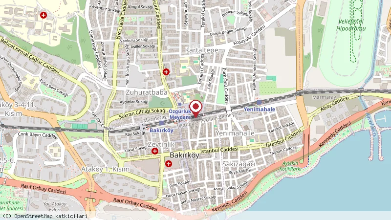 Başak Cafe Bistro konumunu gösteren harita