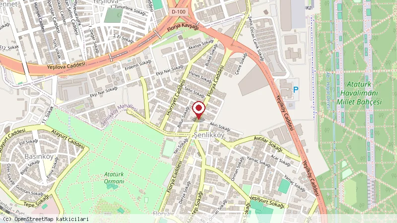 BayMari Suites Florya Istanbul konumunu gösteren harita