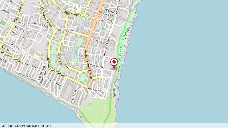 Bella Costa Cafe konumunu gösteren harita