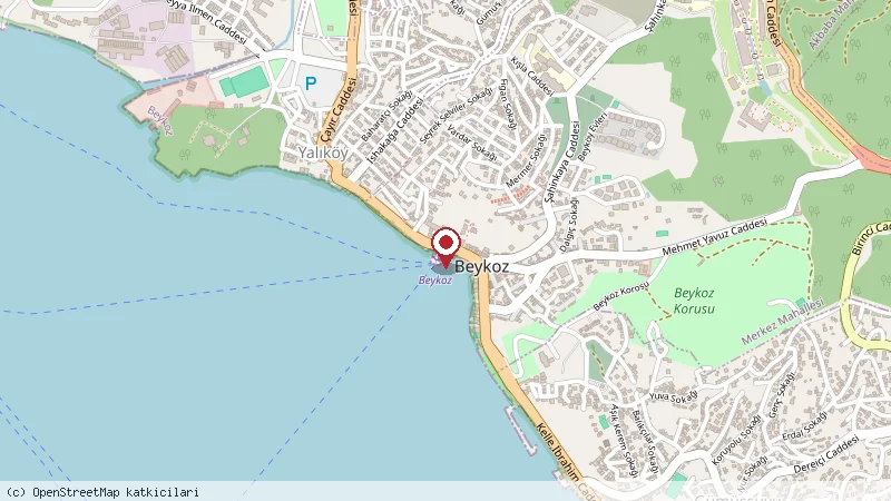 Beykoz Pier konumunu gösteren harita