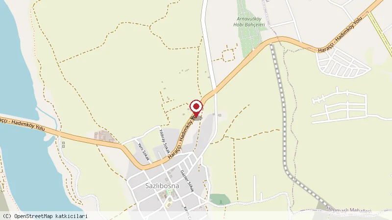 Bizim Bahçe Cafe & Restaurant konumunu gösteren harita