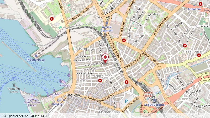 Boni Coffee konumunu gösteren harita