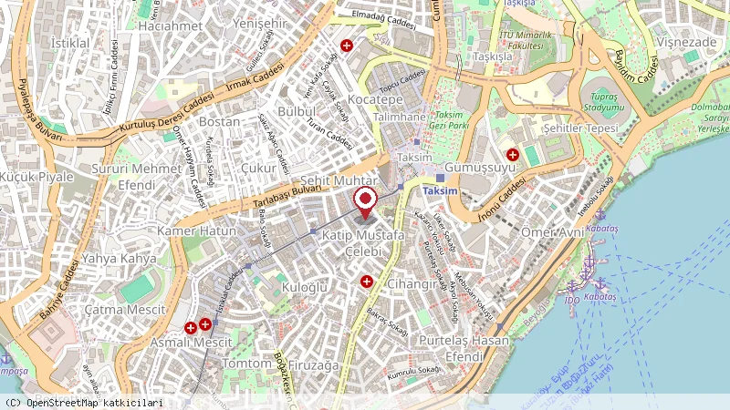 Bonne Sante Hotel konumunu gösteren harita