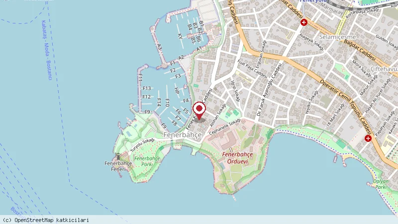 Burj konumunu gösteren harita