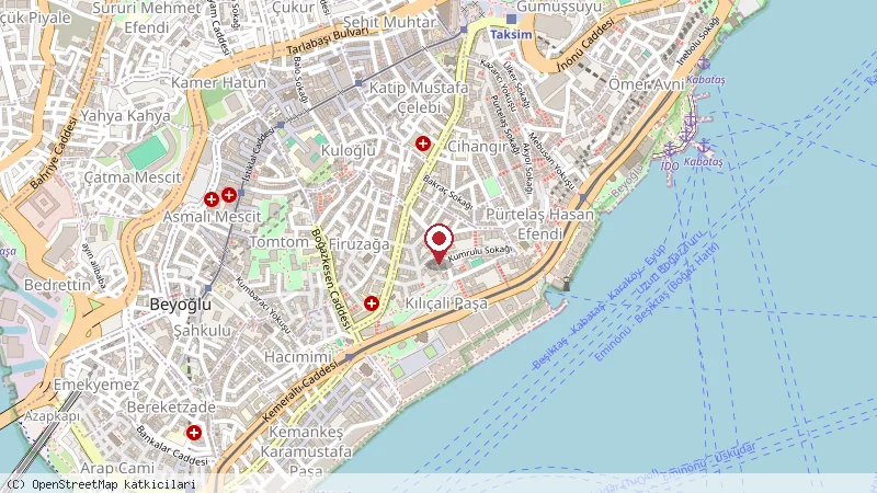Café 21 konumunu gösteren harita