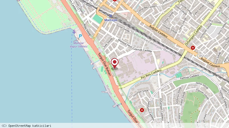 Cevahir Hotel İstanbul Asia konumunu gösteren harita