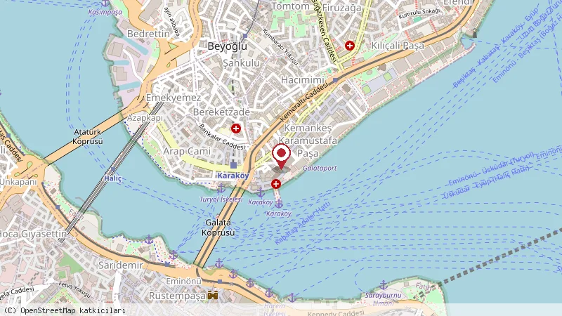 Coco Lounge konumunu gösteren harita