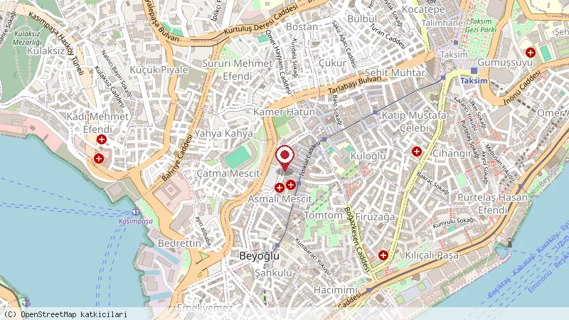 Çok Çok Thai Restaurant konumunu gösteren harita