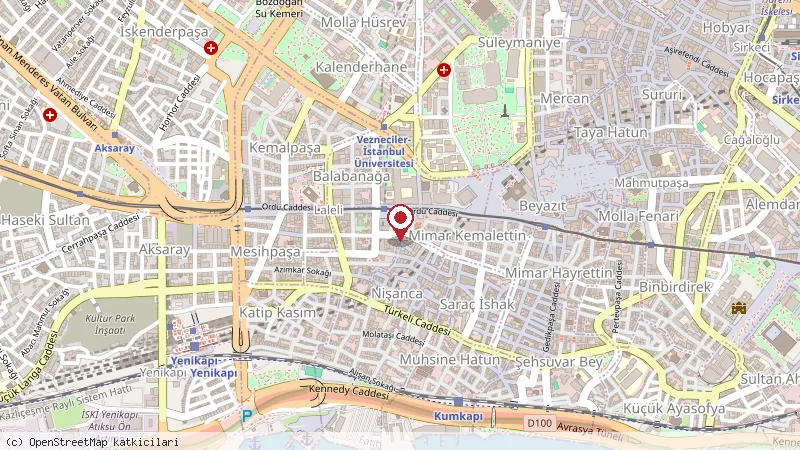DoubleTree by Hilton Hotel Istanbul - Old Town konumunu gösteren harita
