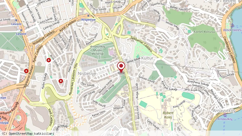 Et Ekmek Salça konumunu gösteren harita