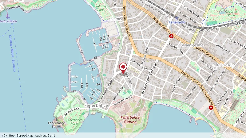 Fit House sağlıklı yemek konumunu gösteren harita
