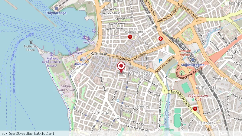 Groundy Kadıköy konumunu gösteren harita