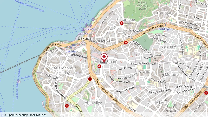 Hotel Kassimo konumunu gösteren harita