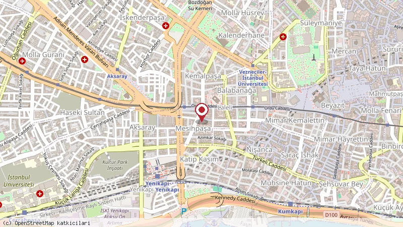 Hotel Polatdemir Istanbul konumunu gösteren harita
