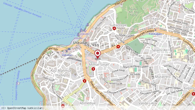 İkon Hotel Üsküdar konumunu gösteren harita