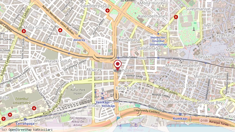 Istanbul Trend Hotel konumunu gösteren harita