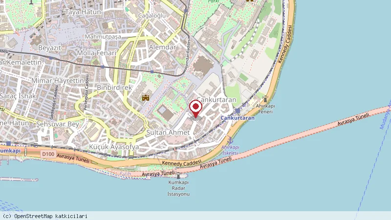 Java Studio Istanbul konumunu gösteren harita