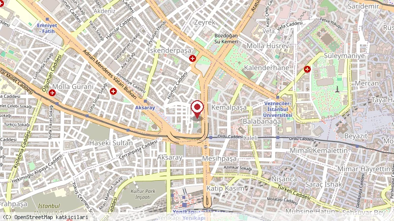 Kaya Madrid hotel konumunu gösteren harita