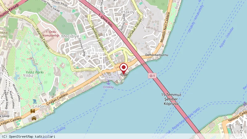 Kaytan Lounge konumunu gösteren harita