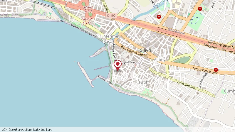 Kekik konumunu gösteren harita
