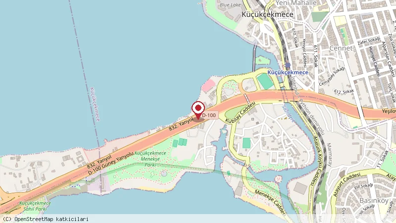 La Pearl Konaklama konumunu gösteren harita