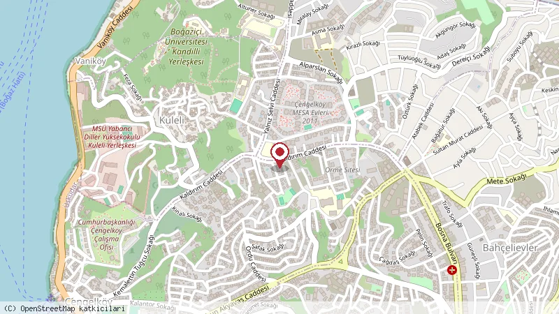 Lezzet Arayanlara konumunu gösteren harita