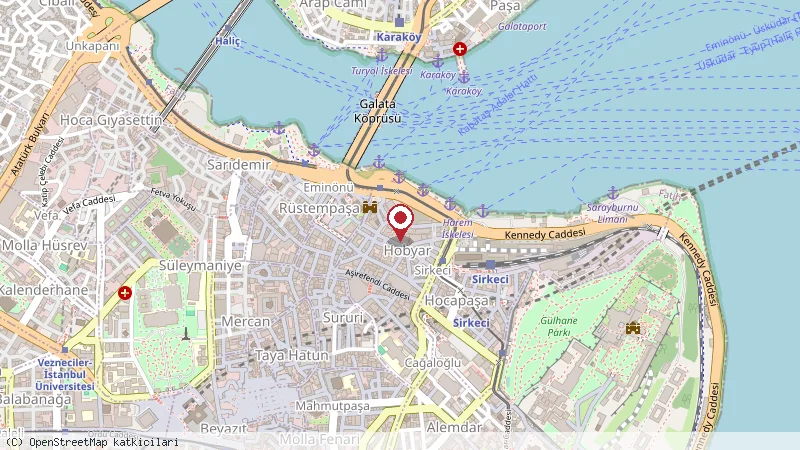 Manesol Old City Bosphorus konumunu gösteren harita