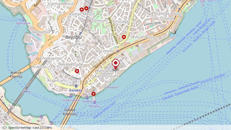 Nabu Karakoy konumunu gösteren harita