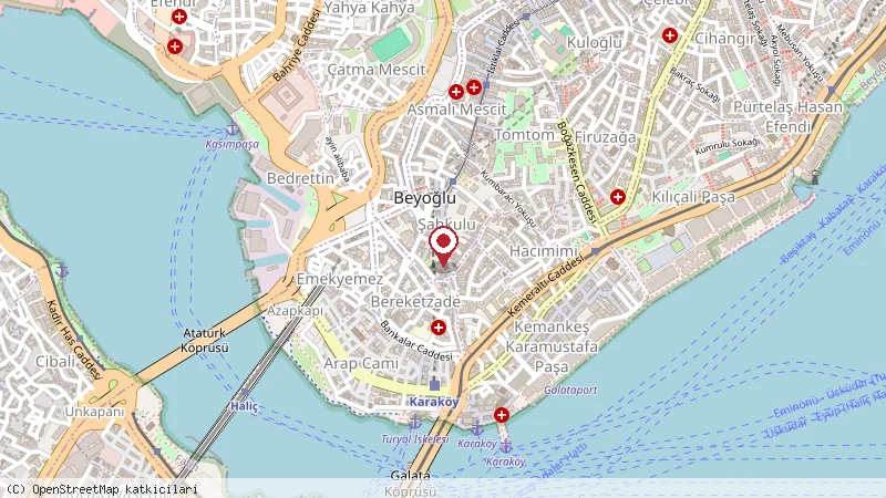 Nakka Bistro konumunu gösteren harita