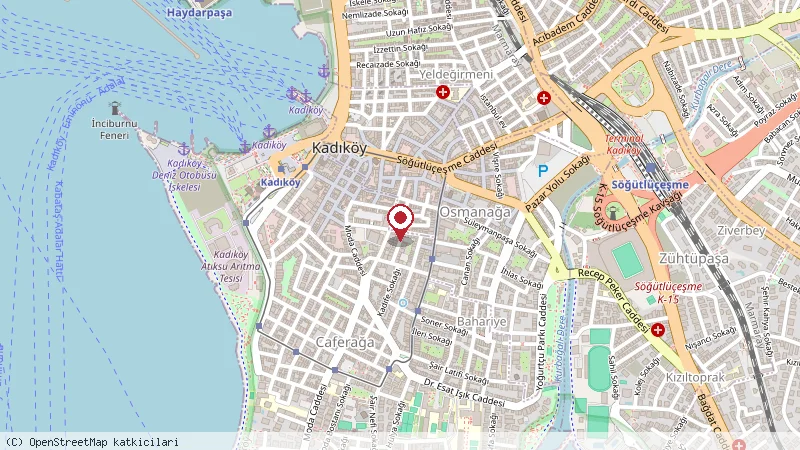 Noche konumunu gösteren harita