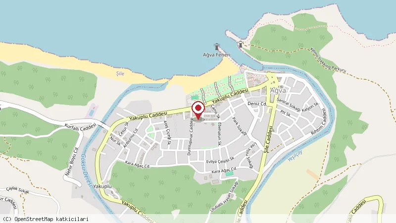 Olinda Hotel konumunu gösteren harita