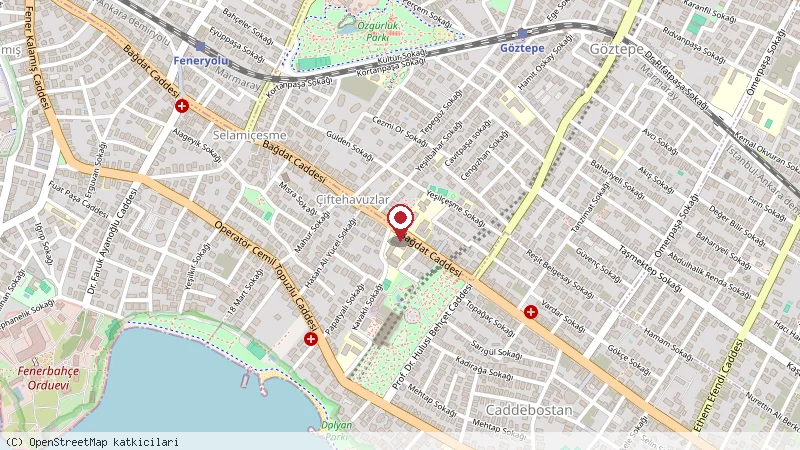 Olivia's Pizzeria konumunu gösteren harita