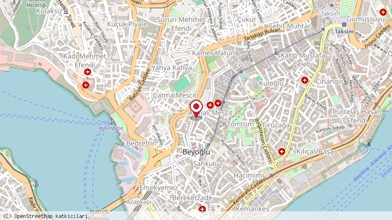 Orient Bar konumunu gösteren harita