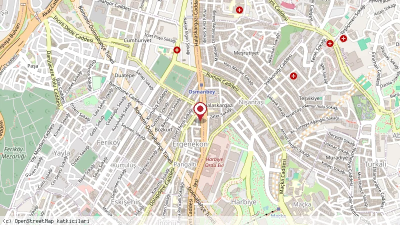 Ramada Plaza by Wyndham İstanbul City Center konumunu gösteren harita