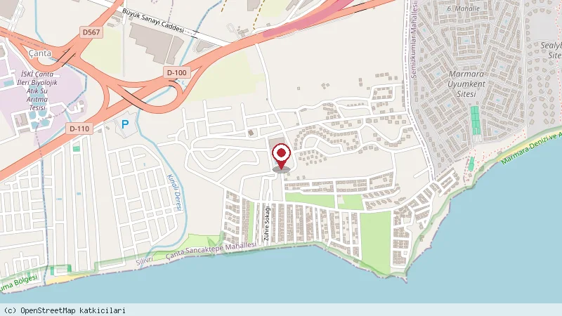 Ramada Plaza Silivri konumunu gösteren harita